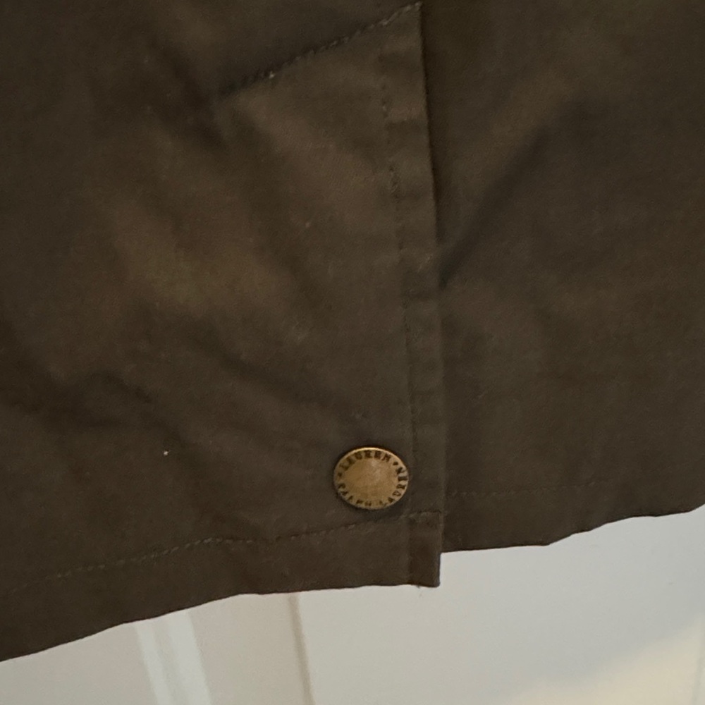 Lauren Ralph Lauren Dark Brown barn utility jacket with Corduroy Collar - Picture 7 of 7
